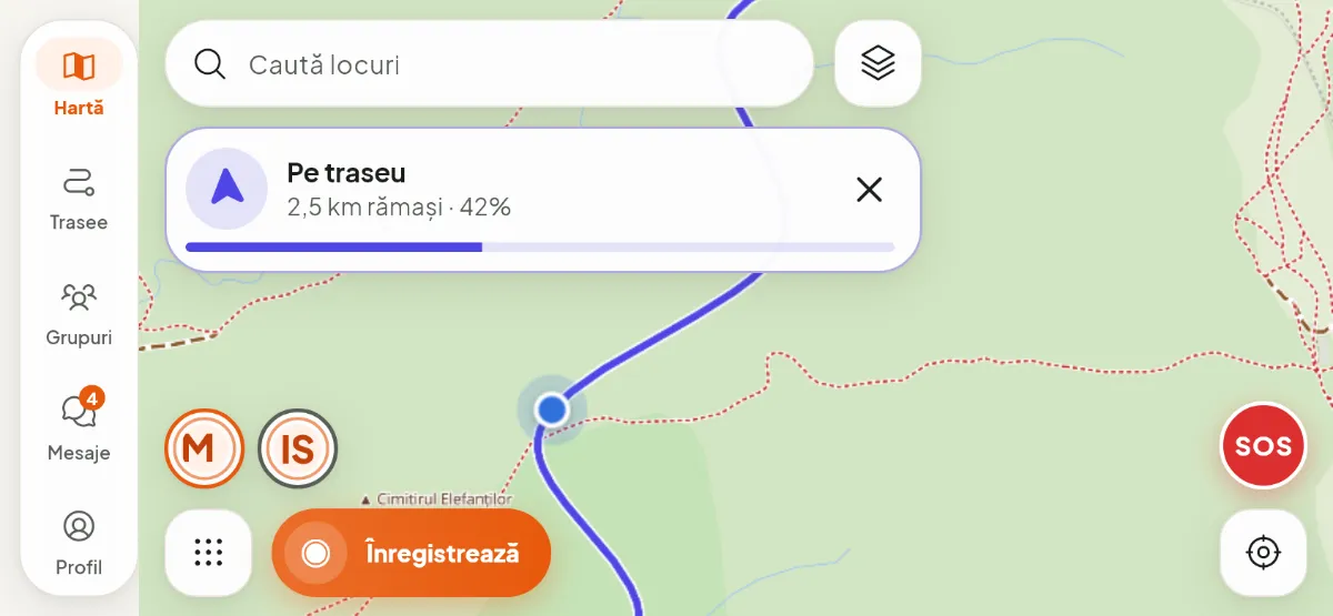 Navigare cu telefonul pus orizontal