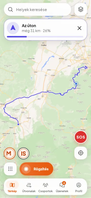 Úton: még 31 km Törcsvárig