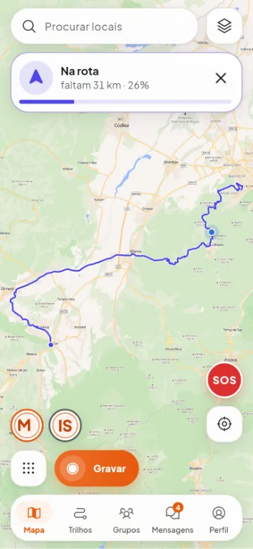 Em rota: faltam 31 km até Bran